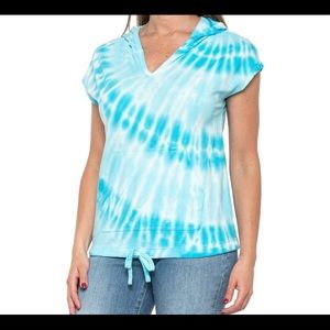 Tie-Dye Sleeveless Hoodie